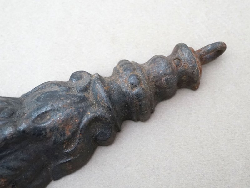 画像3: ＊蚤の市＊アンティーク タッセル型 カーテン重し メタル製