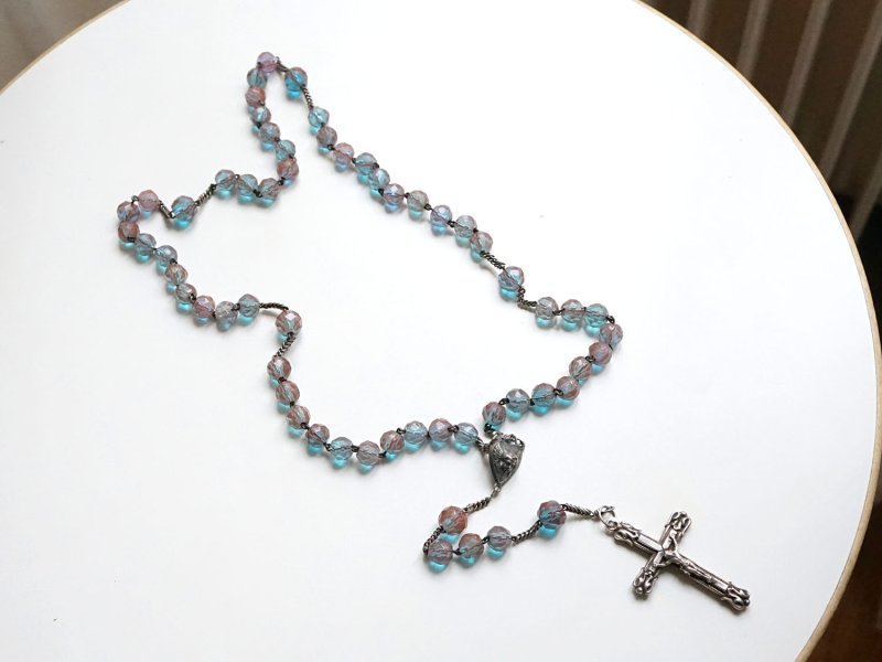 画像16: 【セール対象外】【クーポン対象外】アンティーク サフィレットのロザリオ シルバー製