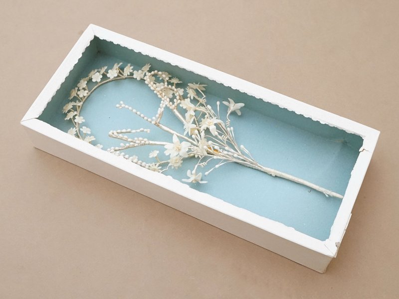 画像3: アンティーク ワックスフラワーのブーケ イニシャル  [ MLB ]  結婚式 ウェディング