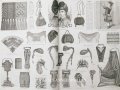 ＊蚤の市＊1878年 アンティーク 本 モード新聞 1年分 ファッションプレートブック LA MODE ILLUSTREE
