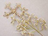 ＊蚤の市＊19世紀末 アンティーク クロス型 ワックスフラワーのブーケ 結婚式 ウェディング