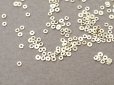 画像3: 19世紀 アンティーク シルバー製 ゴールドコーティング 極小 1mm スパンコール 200ピースのセット (3)