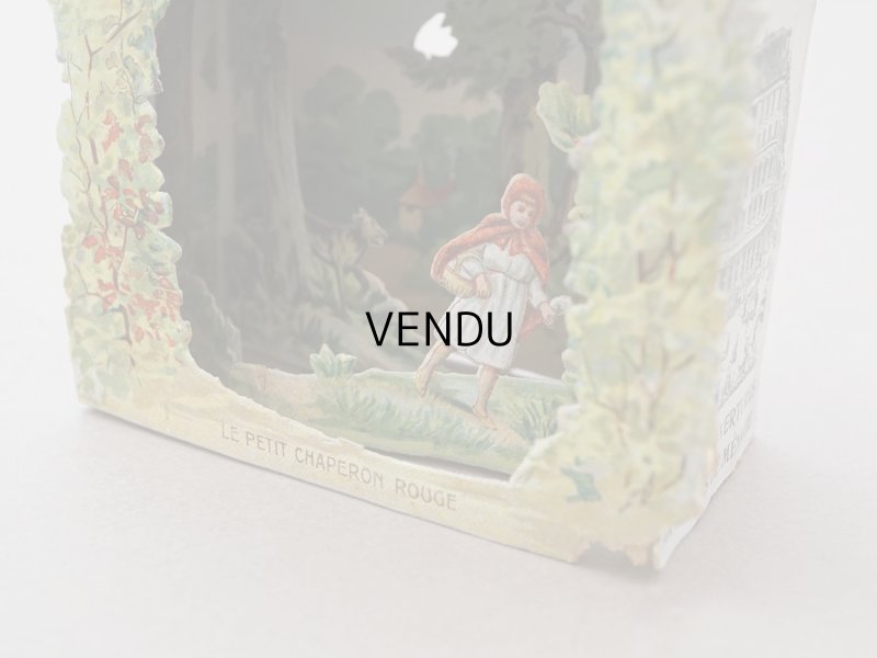画像5: アンティーク 希少 ボンマルシェ 立体 クロモ 赤ずきんちゃん - AU BON MARCHE PARIS -