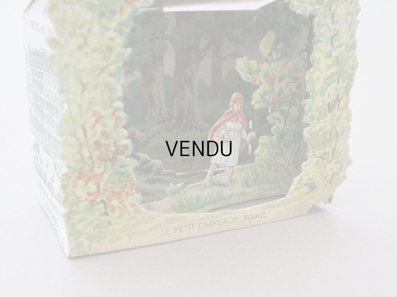 画像4: アンティーク 希少 ボンマルシェ 立体 クロモ 赤ずきんちゃん - AU BON MARCHE PARIS -