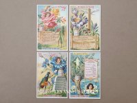 ＊蚤の市セット＊アンティーク クロモ 4点セット LIEBIG