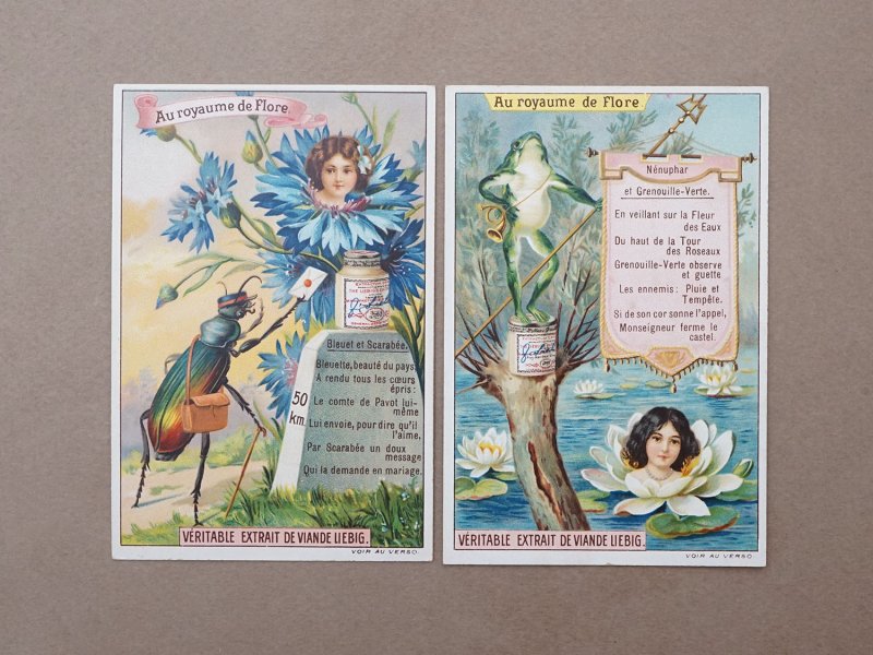 画像3: ＊蚤の市セット＊アンティーク クロモ 4点セット LIEBIG