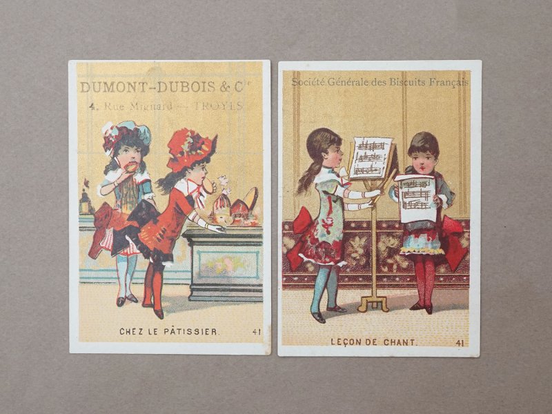 画像2: ＊蚤の市セット＊アンティーク クロモ 4点セット