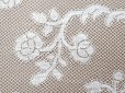 画像5: 19世紀 アンティーク 手編みの ヴァランシエンヌレース 花模様 幅10.6cm (5)