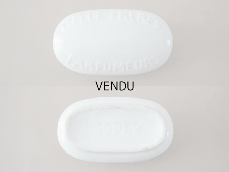 画像2:  アンティーク GELLE FRERES 歯磨き粉ケース セラミック製 - GELLE FRERES PARIS -