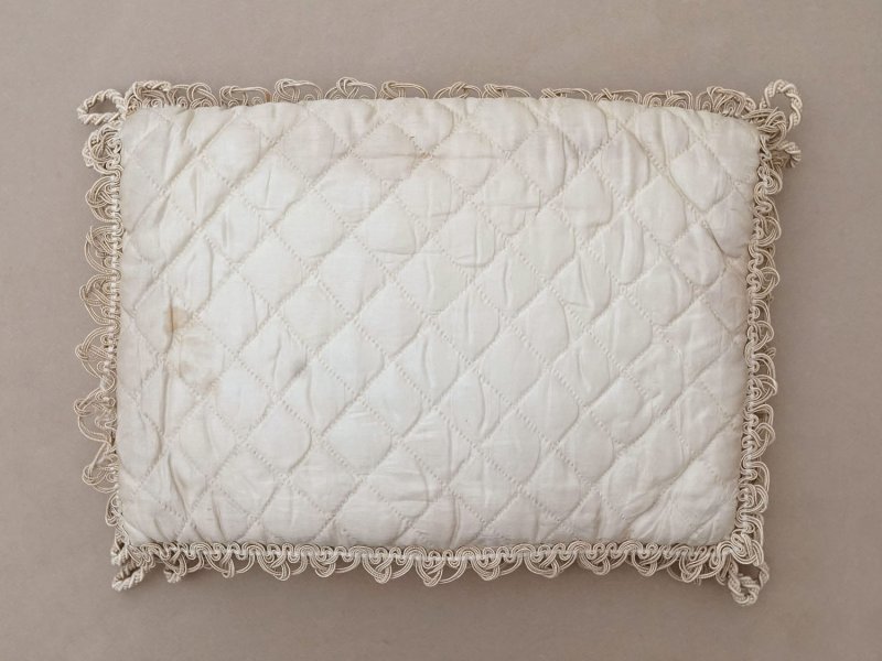 画像11: 19世紀 アンティーク シルク製 ポシェット リボン＆花のリース【CH】ハンキーケース 