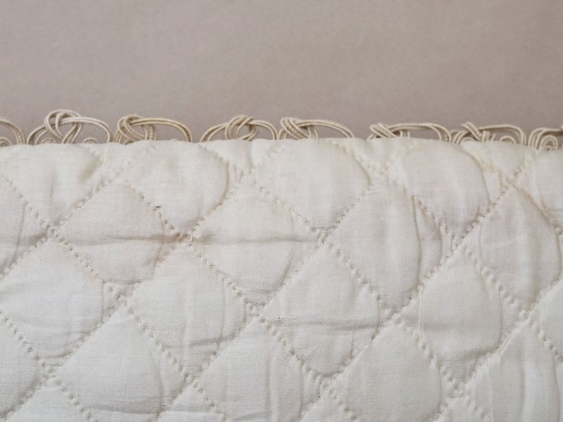 画像13: 19世紀 アンティーク シルク製 ポシェット リボン＆花のリース【CH】ハンキーケース 