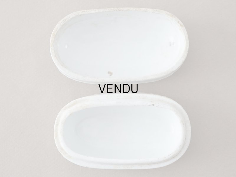 画像5:  アンティーク GELLE FRERES 歯磨き粉ケース セラミック製 - GELLE FRERES PARIS -