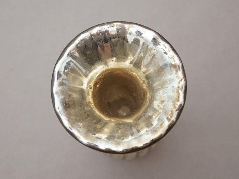 画像12: アンティーク マーキュリーグラスのフラワーベース 花瓶