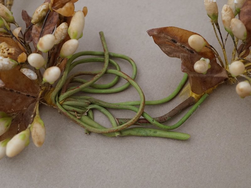 画像8: アンティーク ワックスフラワーのティアラ ウェディング 結婚式 