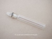 アンティーク 花模様の栓付き 携帯用 小さなパフュームボトル 