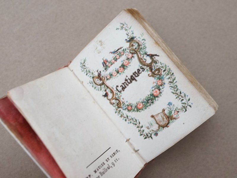 画像8: 19世紀 アンティーク ドール用 ミサ用 子ども用聖歌集 ボーン製 ドールハウス MESSE