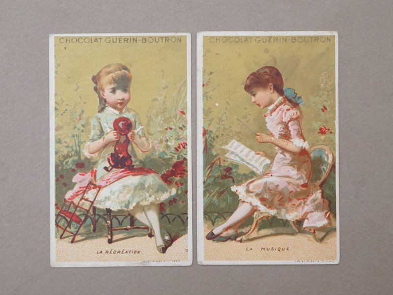 画像2: ＊蚤の市セット＊アンティーク クロモ 4点セット