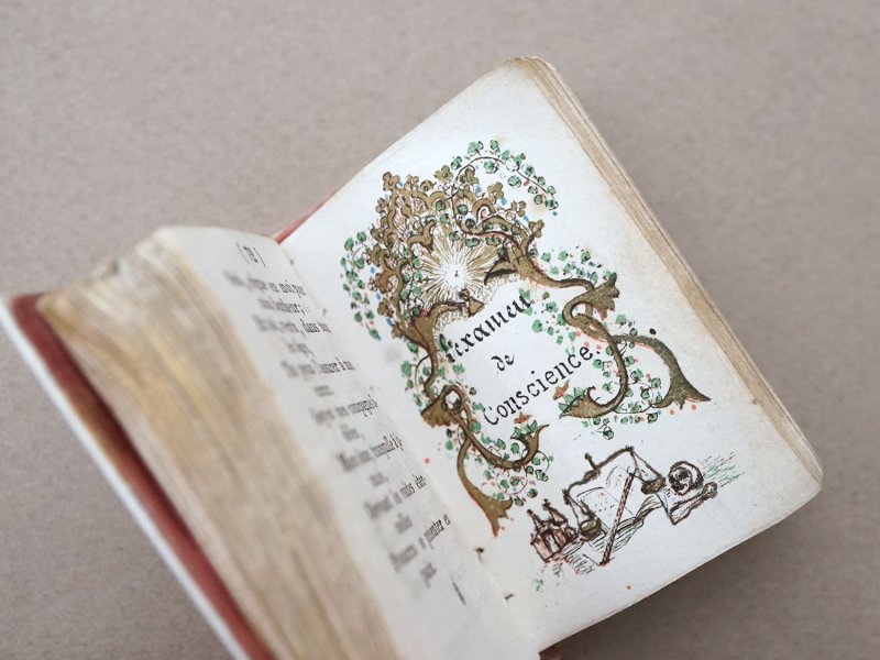 画像14: 19世紀 アンティーク ドール用 ミサ用 子ども用聖歌集 ボーン製 ドールハウス MESSE