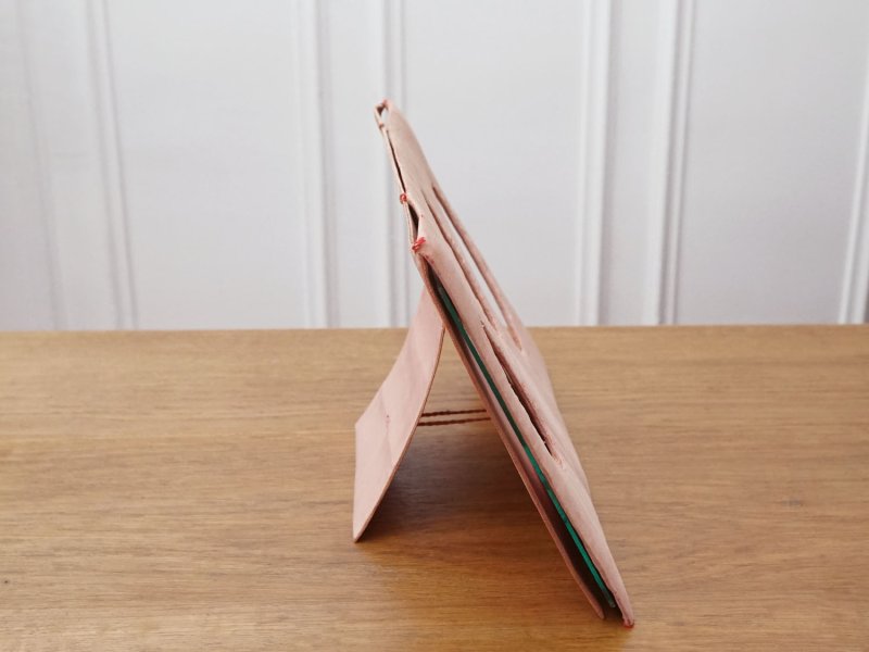 画像8: ＊蚤の市＊アンティーク フォトフレーム シルク製 ピンク