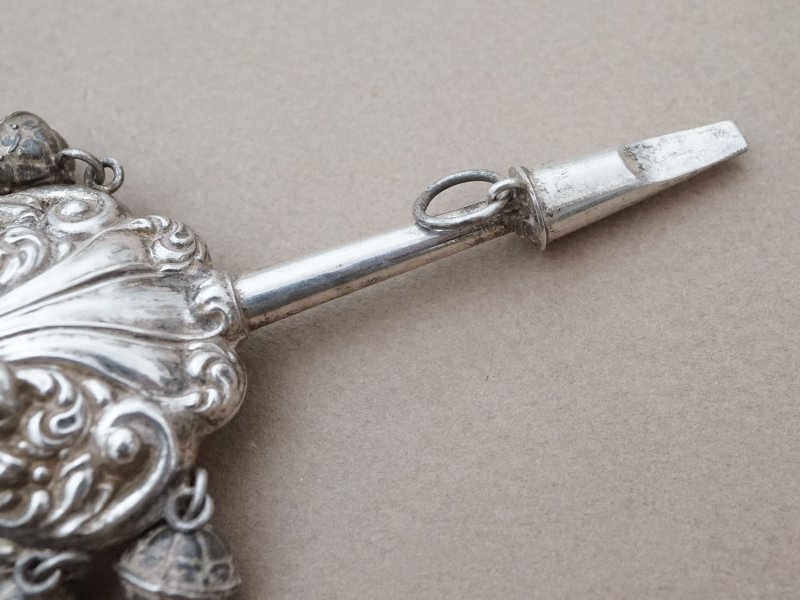 画像3: ＊蚤の市＊19世紀 ナポレオン3世時代 アンティーク ラトル シルバー製