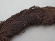 画像3: ＊蚤の市＊アンティーク  帽子用 フェザー チョコレートブラウン 羽飾り  (3)