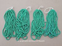 ＊蚤の市セット＊アンティーク  スフレスパンコール ビリジアングリーン 4束のセット