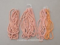 ＊蚤の市セット＊アンティーク  スフレスパンコール サーモンピンク