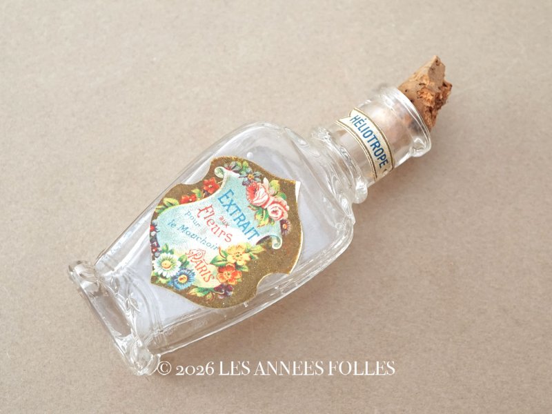 画像1: アンティーク パフュームボトル 鈴蘭柄 EXTRAIT AUX FLEURS POUR LE MOUCHOIR 