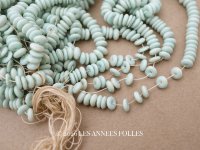 アンティーク ゼラチン製  スフレ ラムネのような スパンコール ウォーターグリーン 4mm 約1700ピース  COL 3