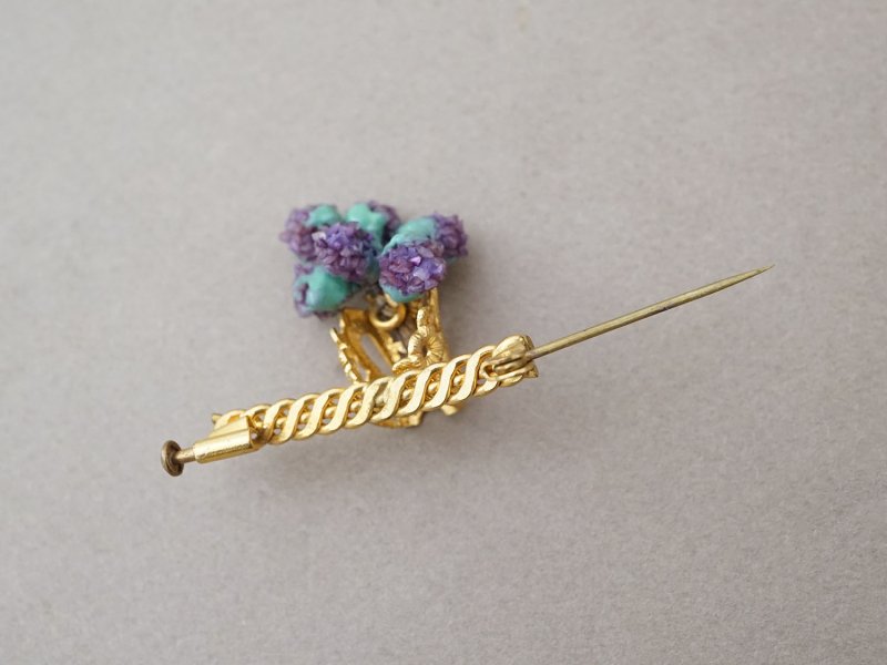 画像8: アンティーク 香り付き 花かごのブローチ LA BROCHE PARFUMEE