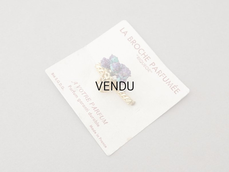 画像2: アンティーク 香り付き 花かごのブローチ LA BROCHE PARFUMEE