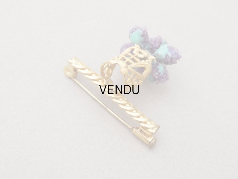 画像5: アンティーク 香り付き 花かごのブローチ LA BROCHE PARFUMEE