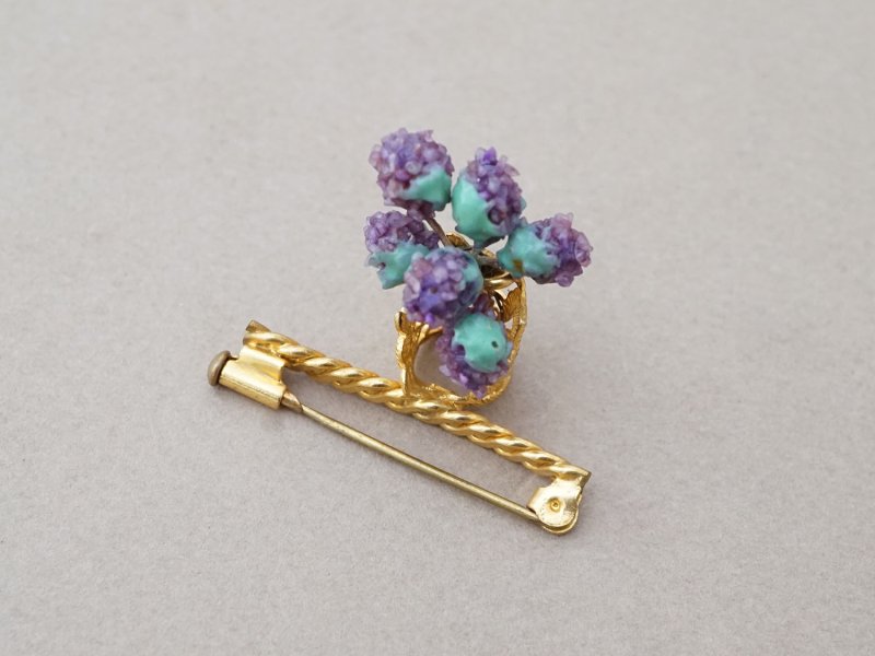 画像7: アンティーク 香り付き 花かごのブローチ LA BROCHE PARFUMEE