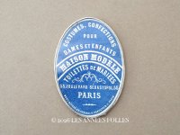 アンティーク 洋装店の手鏡 ハンドミラー MAISON MODELE PARIS