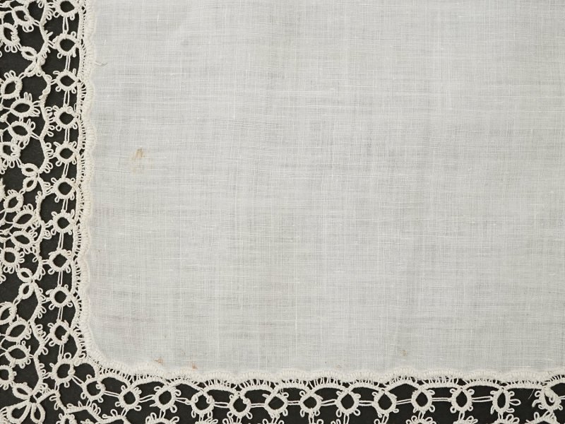 画像12: アンティーク タティングレースのハンカチ 