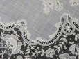 画像6: アンティーク ポワンドローズ  結婚式のハンカチ 【MV】イニシャル刺繍入り 【ポワン・ド・ローズ】　【ポワン・ド・ガーズ】  (6)