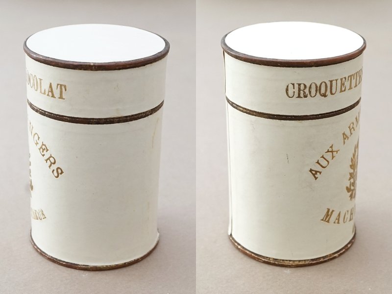 画像4: アンティーク お菓子箱 チョコレートボックス CROQUETTES DE CHOCOLAT - MACHET CONFISEUR ANGERS -