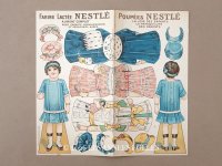 アンティーク クロモシート 着せ替え人形セット - NESTLE -