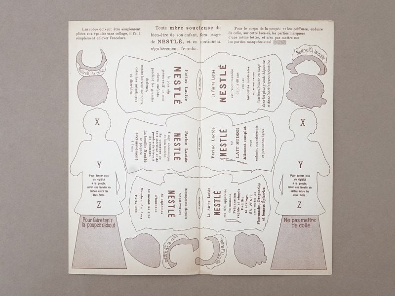 画像2: アンティーク クロモシート 着せ替え人形セット - NESTLE -