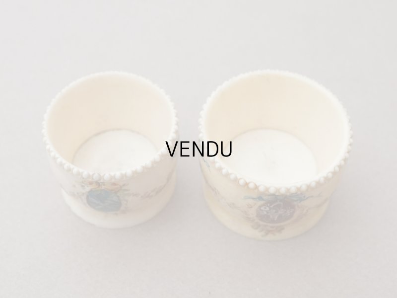 画像7: ＊蚤の市＊アンティーク キャビア用 小さなポット＆スプーンのセット