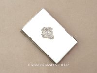 19世紀 舞踏会の手帳 ペンシル付 モノグラム入りメダイヨン  カルネ・ド・バル 