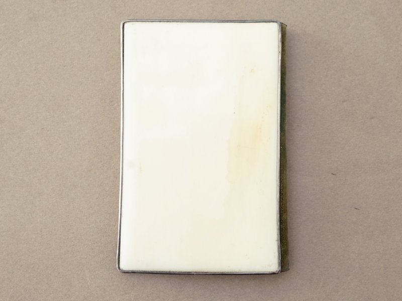 画像3: 19世紀 舞踏会の手帳 ペンシル付 モノグラム入りメダイヨン  カルネ・ド・バル 