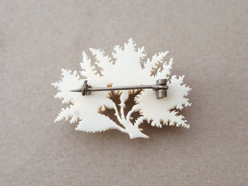 画像3: ＊蚤の市＊アンティーク 薔薇のブローチ