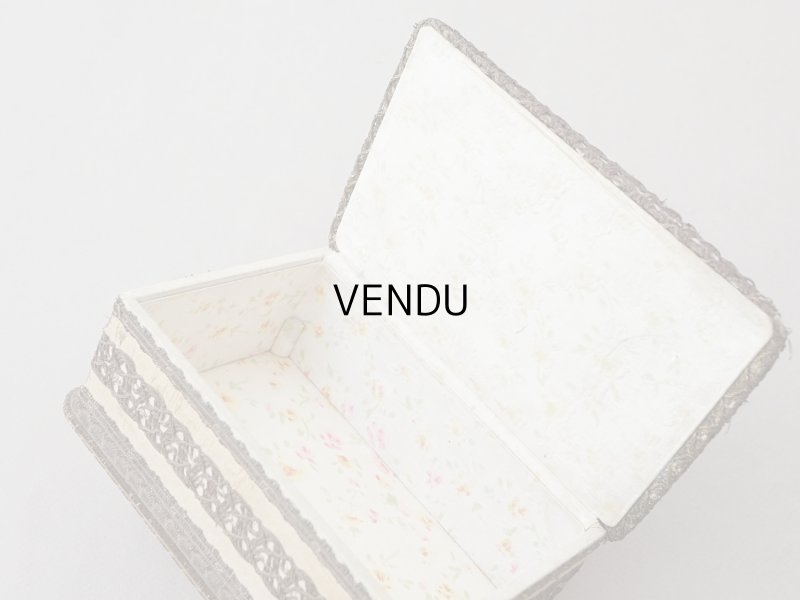 画像4: ＊蚤の市＊アンティーク 花模様のボックス