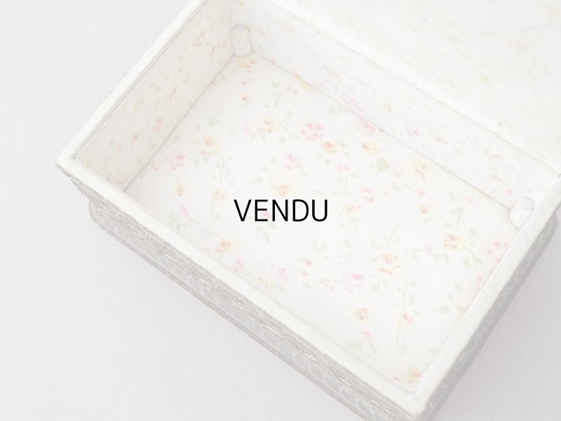 画像6: ＊蚤の市＊アンティーク 花模様のボックス