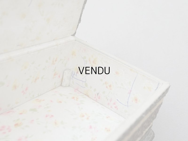 画像7: ＊蚤の市＊アンティーク 花模様のボックス