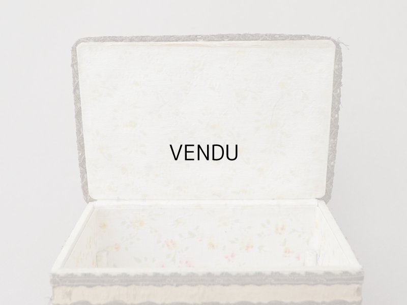 画像5: ＊蚤の市＊アンティーク 花模様のボックス