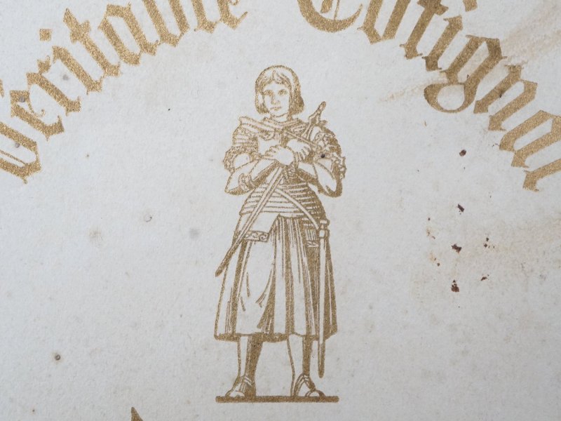 画像3: ＊蚤の市＊ アンティーク ジャンヌダルクのお菓子箱 