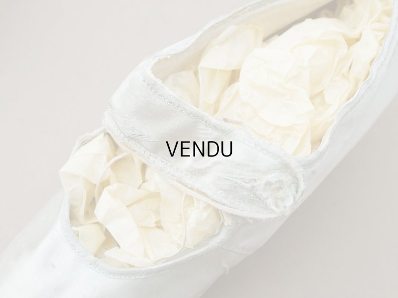 画像3: ＊蚤の市＊アンティーク ウェディングシューズ パウダーブルー