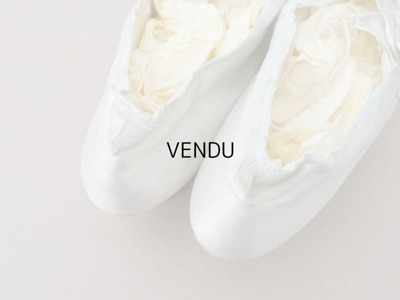 画像5: ＊蚤の市＊アンティーク ウェディングシューズ パウダーブルー